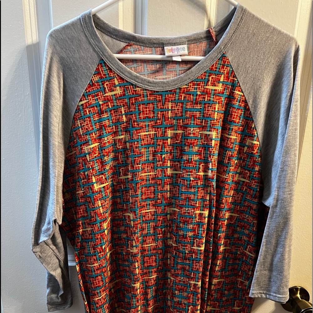 Lularoe baseball T-shirt size 2XL